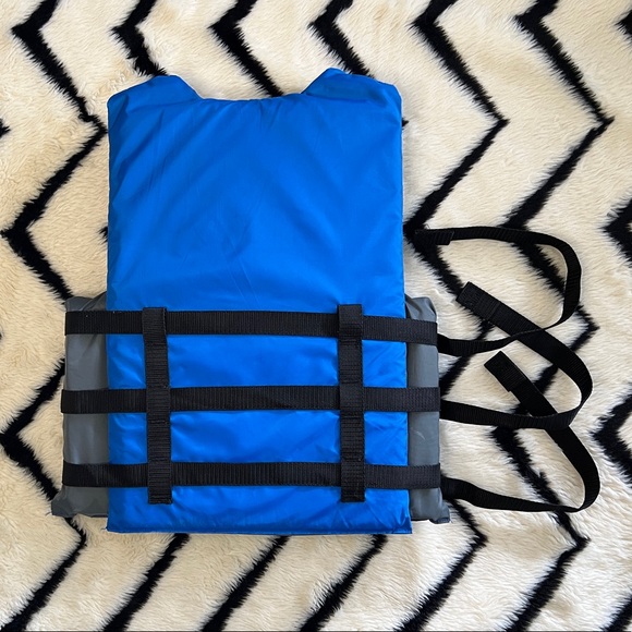 Adult Stearns Boating Life Jacket - blue and grey - EUC - ships fast💨 - Picture 2 of 9